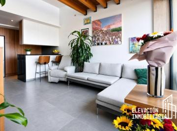 Departamento · 130m² · 2 Recámaras · 2 Estacionamientos · Venta de Penthouse con Roof Garden Privado en Colonia Acacias, Benito Juarez, Ciudad de México.