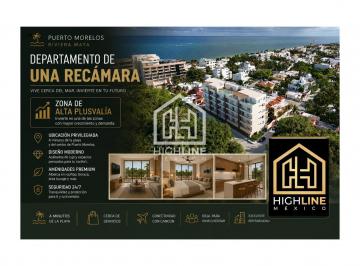 Departamento · 70m² · 1 Recámara · 1 Estacionamiento · Departamento en Venta | 1 Recamara | Puerto Morelos | Amenidades Premium