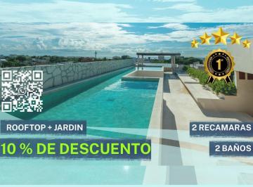 Departamento · 105m² · 2 Recámaras · 1 Estacionamiento · Departamento de 2 Recamaras en Playa del Carmen| 10% Descuento Tiempo Limitado | Entrega Inmediata