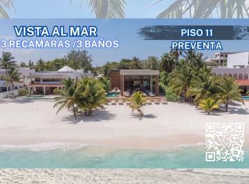 Departamento · 145m² · 3 Recámaras · 2 Estacionamientos · Departamento 3 Recámaras | Costa Mujeres | Vista Al Mar | con Club de Playa