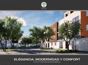 Departamento de 3 habitaciones, Cuautitlán · Venta Departamentos Nuevos (Residencial Los Sauces)