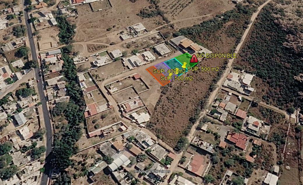Land for Sale in La Trinidad, Tequisquiapan, Querétaro, Area 500 m&sup2;