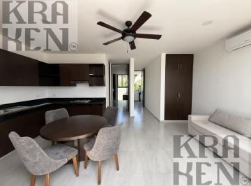 Departamento · 52m² · 1 Recámara · 1 Estacionamiento · Departamento de 1 Habitación Amueblado en Privada con Amenidades