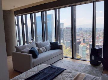 Departamento de 1 habitación, Cuauhtémoc · Departamento Amueblado en Venta Sobre Paseo de La Reforma | Vista Panorámica y Amenidades
