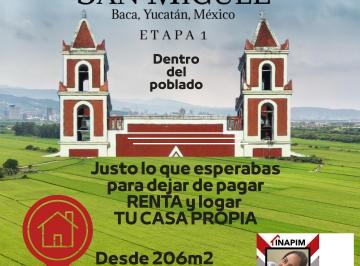 Terreno / Lote , Baca · Baca Yucatán, México. Terrenos Residenciales San Miguel Desde 206 m² a Paguitos!