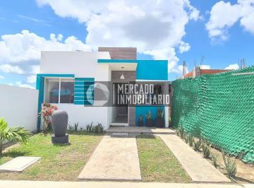 Casa · 54m² · 2 Recámaras · 1 Estacionamiento · Casa Nueva en Venta en Residencial con Alberca Compartida a 10 Min de Tabasco 2000