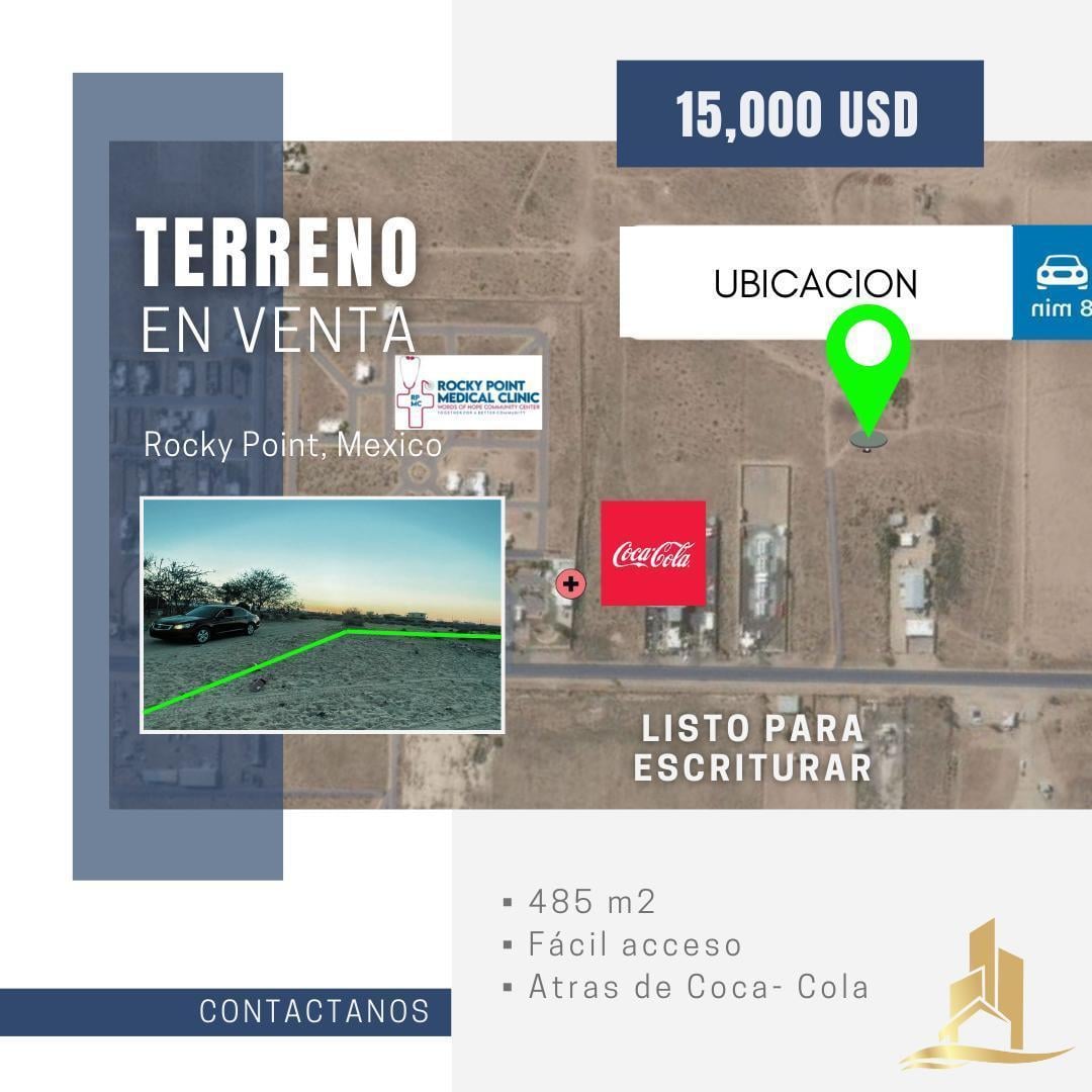 Lot in Benito Juárez Adjacent to Coca-Cola Company in Puerto Peñasco City