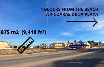 Terreno / Lote · 875m² · Terreno en Comercial en Venta en Esquina en La Ciudad de Puerto Peñasco
