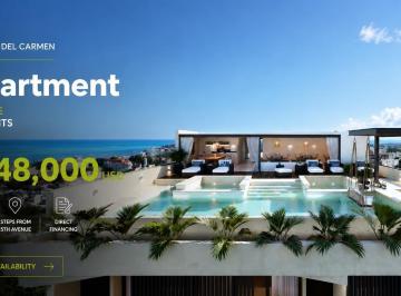 Departamento · 45m² · 1 Recámara · Condo Pre - Sale | Playa del Carmen | 1 Bedroom | Walk in 5th Avenue | Close To Beach