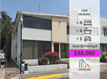 Casa · 4 Recámaras · 2 Estacionamientos · Casa en Renta en Joyas del Pedregal