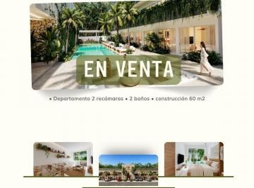 Departamento · 60m² · 2 Recámaras · Excelente Precio Para Inversión Segura en Riviera Maya