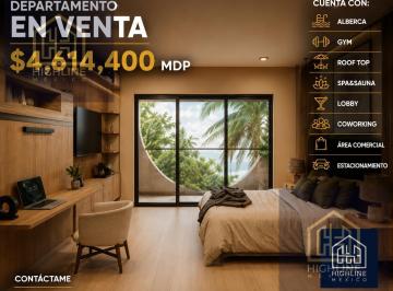 Departamento · 42m² · 1 Recámara · 1 Estacionamiento · Departamento en Playa del Carmen 1 Recamara con Alberca, Gimnasio, Coworking, Solarium, Roof Top