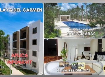 Departamento · 109m² · 3 Recámaras · 1 Estacionamiento · Apartamento en Venta Ubicado en Playa del Carmen a 5 Minutos del Mar