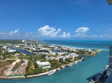 Vista desde la terraza del depto · Departamento en Venta en Puerto Cancun