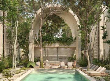 Casa · 351m² · 3 Recámaras · Hermosa Villa 3 Rec en Venta en Lujoso Desarrollo en Tulum Región 8 Shanti P3991