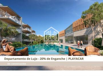 Departamento · 127m² · 2 Recámaras · 1 Estacionamiento · Preventa en Playacar | Departamento de Lujo con Esquemas 20% Enganche