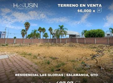 Terreno / Lote · 407m² · Terreno en Venta, Residencial Las Glorias. Salamanca, Gto.