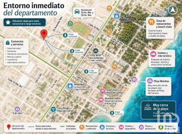 Departamento · 79m² · 2 Recámaras · 1 Estacionamiento · Departamento en Venta Playa del Carmen Am del Mar