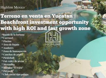 Terreno / Lote · 160m² · Terreno en Venta en Yucatan | Coastal Investment Opportunity 4 Minutes From The Beach Roi Growth