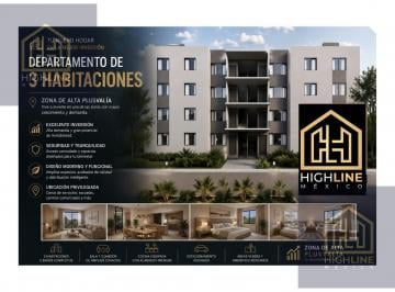 Departamento · 80m² · 3 Recámaras · Departamento 3 Recamaras | Amenidades Premium | Zona Alta Plusvalía