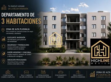 Departamento · 80m² · 3 Recámaras · Departamento 3 Recamaras | Amenidades Premium | Zona Alta Plusvalía