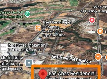 Terreno / Lote , Mazatlán · Terreno Las Abas Residencial Frente a Walmart La Marina 8x17 m