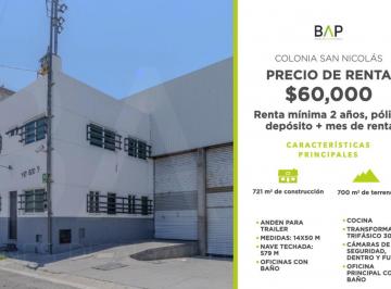 Bodega comercial , León · Bodega Comercial en Renta Ubicada en Zona Industrial de San Nicolás.