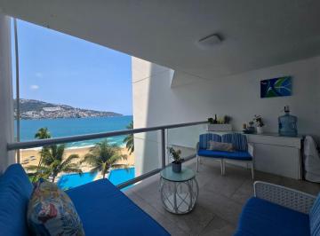Departamento · 87m² · 2 Recámaras · 1 Estacionamiento · Impecable Departamento Sobre Costera y con Gran Frente Sobre Playa!