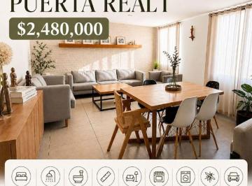 Departamento de 3 habitaciones, Corregidora · Departamento de 128 m² con 3 Recámaras en Venta en Puerta Real