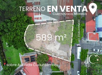 Terreno / Lote , Cuernavaca · Terreno en Venta Sobre Av Cuauhtemoc