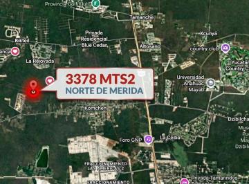 Terreno / Lote , Mérida · Terreno con Triple Frente Media Cuadra Doble