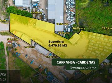 Terreno / Lote , Villahermosa · Terreno Industrial en Renta en Carr Vhsa - Cardenas F - 1274