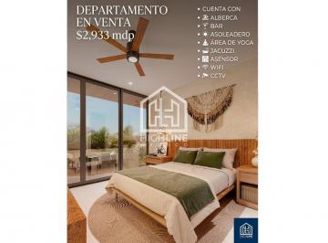 Departamento · 51m² · 1 Recámara · 1 Estacionamiento · Departamento en Playa del Carmen 1 Habitacion 1 Baño Cocina Piscina Jacazzi Wifi Cctv Elevador