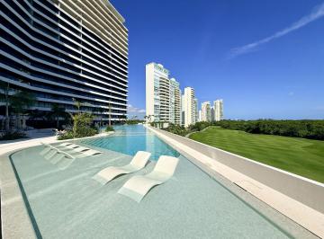 Departamento · 112m² · 2 Estacionamientos · Venta / Renta Departamento 2 Recámaras, Vistas Al Campo de Golf y Mar Caribe Woha Puerto Cancún