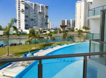 Departamento de 2 habitaciones, Benito Juárez · Renta Departamento en Puerto Cancún | Torre Maioris | Terraza y Vista Al Canal | Renta Cancún