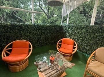 Departamento de 1 habitación, Benito Juárez · Penthouse Amueblado con Terraza Privada en Colonia del Valle