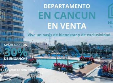 Departamento · 102m² · 2 Recámaras · 2 Estacionamientos · Departamento de 2 Habitaciones/ Alberca Infinity/