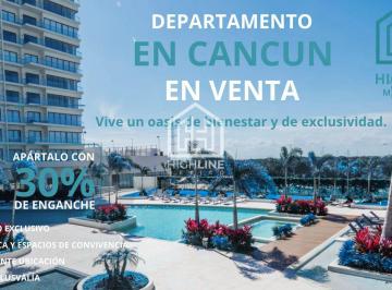 Departamento · 102m² · 2 Recámaras · 2 Estacionamientos · Departamento de 2 Habitaciones/ Alberca Infinity/