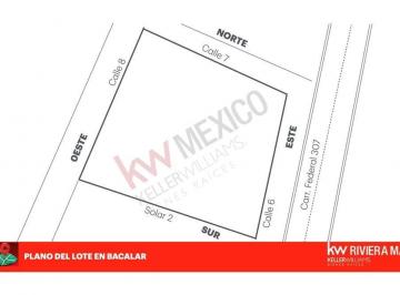 N/A · Venta de Lote de Terreno en Bacalar Frente a Carretera Federal 307