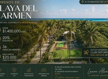 Terreno / Lote · 250m² · Terreno Para Desarollo Inmobiliario Playa del Carmen