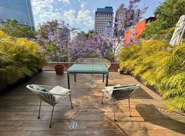 Departamento de 2 habitaciones, Cuauhtémoc · Departamento Amueblado con Roof Privado en Renta Juarez