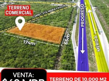 1 · Terreno en Venta en Mérida Yucatán Sobre La Carretera Mérida - Progreso