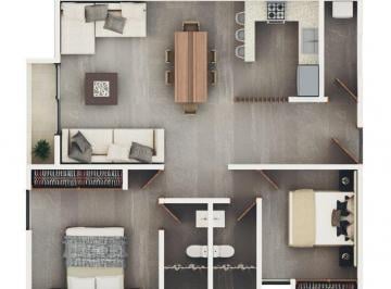 Departamento · 87m² · 2 Recámaras · 1 Estacionamiento · Departamento en Venta en Fuerteventura con Amenidades