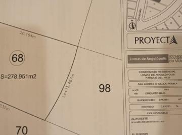 1 · Terreno en Venta Puebla Lomas de Angelópolis II Parque Cairo 279 m