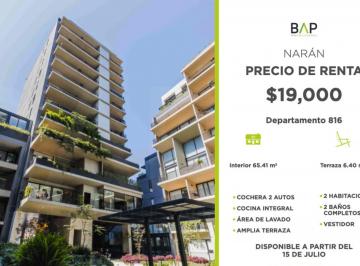 Departamento de 2 habitaciones, León · Departamento de 71 m² con 2 Recámaras en Renta en Jardines del Moral