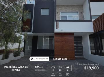 Casa de 3 habitaciones, Querétaro · Casa en Renta en Juriquilla