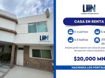 Casa de 5 habitaciones, León · Casa en Renta Amueblada o Sin Amueblar en Hacienda Los Naranjoscalle Hacienda de Los Portales 114