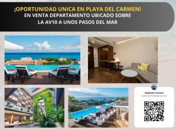Departamento · 40m² · 1 Recámara · 1 Estacionamiento · Departamento en Venta Ubicado en Playa del Carmen con Vista Al Mar