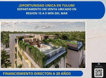 Departamento · 56m² · 1 Recámara · 1 Estacionamiento · Departamento en Venta Ubicado en Region 15 a 5 Minutos del Mar