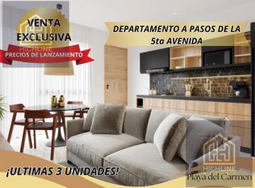 Departamento · 41m² · 1 Recámara · 1 Estacionamiento · Departamento en Venta en La Zona Turistica de Playa del Carmen